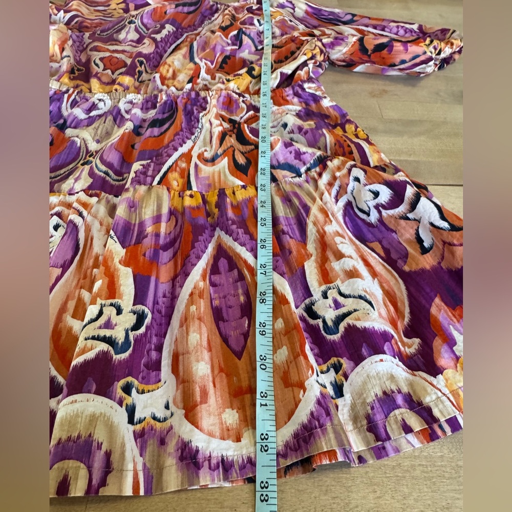 Chico's 50th anniversary paisley tiered Midi Dress - Picture 9 of 12